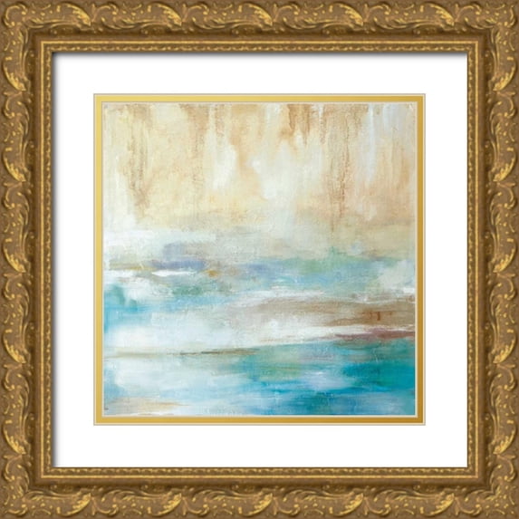 Robinson, Carol 26x26 Gold Ornate Wood Framed with Double Matting Museum Art Print Titled - Through the Mist I