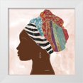 thumbnail image 1 of Robinson, Carol 26x26 White Modern Wood Framed Museum Art Print Titled - African Portrait ii, 1 of 4