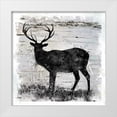 thumbnail image 1 of Robinson, Carol 26x26 White Modern Wood Framed Museum Art Print Titled - Birchbark Deer, 1 of 4