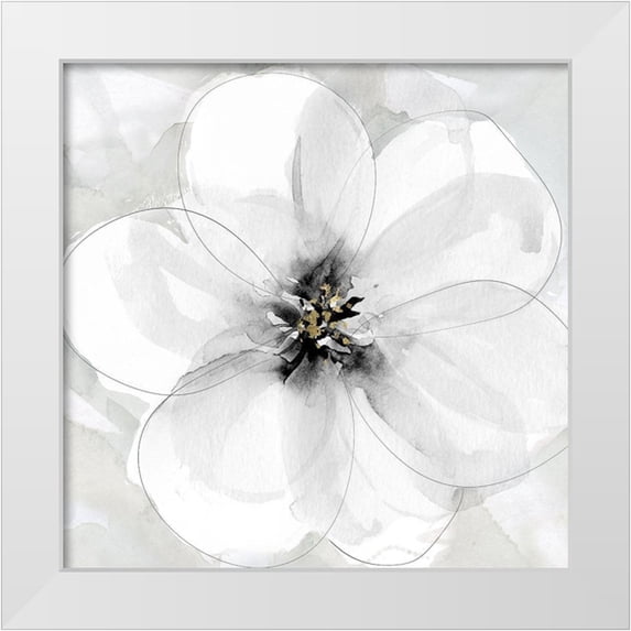 Robinson, Carol 26x26 White Modern Wood Framed Museum Art Print Titled - Bold Beginnings I