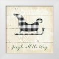 thumbnail image 1 of Robinson, Carol 26x26 White Modern Wood Framed Museum Art Print Titled - Buffalo Check Sleigh, 1 of 4
