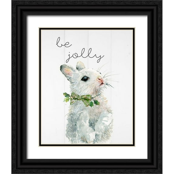 Robinson, Carol 26x32 Black Ornate Wood Framed with Double Matting Museum Art Print Titled - Be Jolly