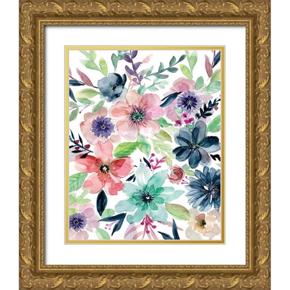 Robinson, Carol 26x32 Gold Ornate Wood Framed with Double Matting Museum Art Print Titled - Cool and Serene