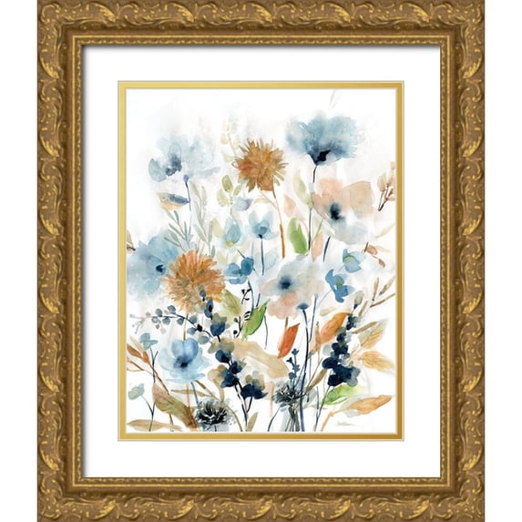 Robinson, Carol 26x32 Gold Ornate Wood Framed with Double Matting Museum Art Print Titled - Holland Spring Mix