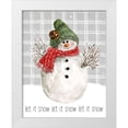 thumbnail image 1 of Robinson, Carol 26x32 White Modern Wood Framed Museum Art Print Titled - Farmhouse Christmas Snowman II, 1 of 4