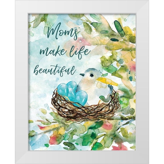 Robinson, Carol 26x32 White Modern Wood Framed Museum Art Print Titled - Mothers Nest II