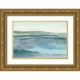 thumbnail image 1 of Robinson, Carol 32x23 Gold Ornate Wood Framed with Double Matting Museum Art Print Titled - Low Tide, 1 of 4