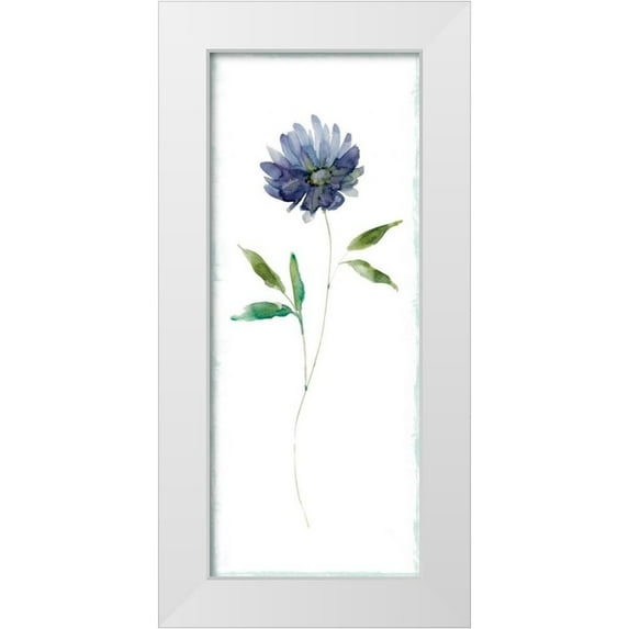 Robinson, Carol 8x14 White Modern Wood Framed Museum Art Print Titled - Plum Garden II