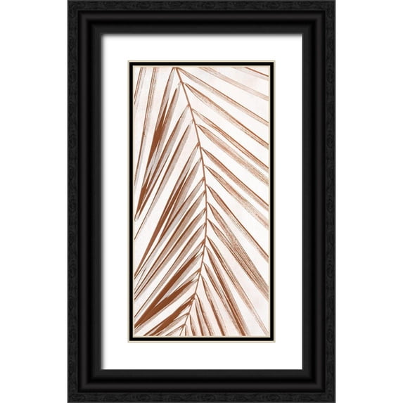 Robinson, Carol 9x14 Black Ornate Wood Framed with Double Matting Museum Art Print Titled - Sedona Frond I