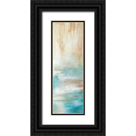 Robinson, Carol 9x18 Black Ornate Wood Framed with Double Matting Museum Art Print Titled - Misty View II