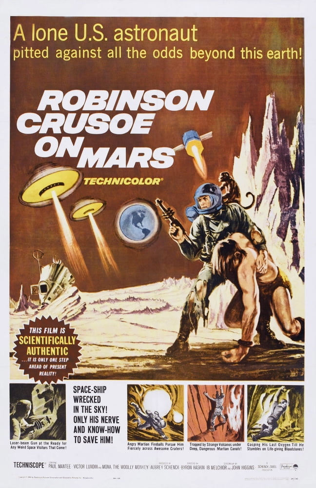 Robinson Crusoe On Mars U Canvas Art - (11 x 17)