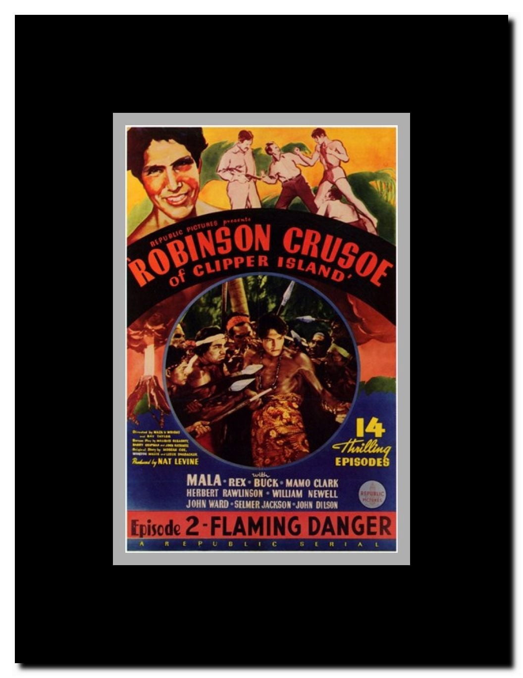 Robinson Crusoe of Clipper Island Framed Movie Poster