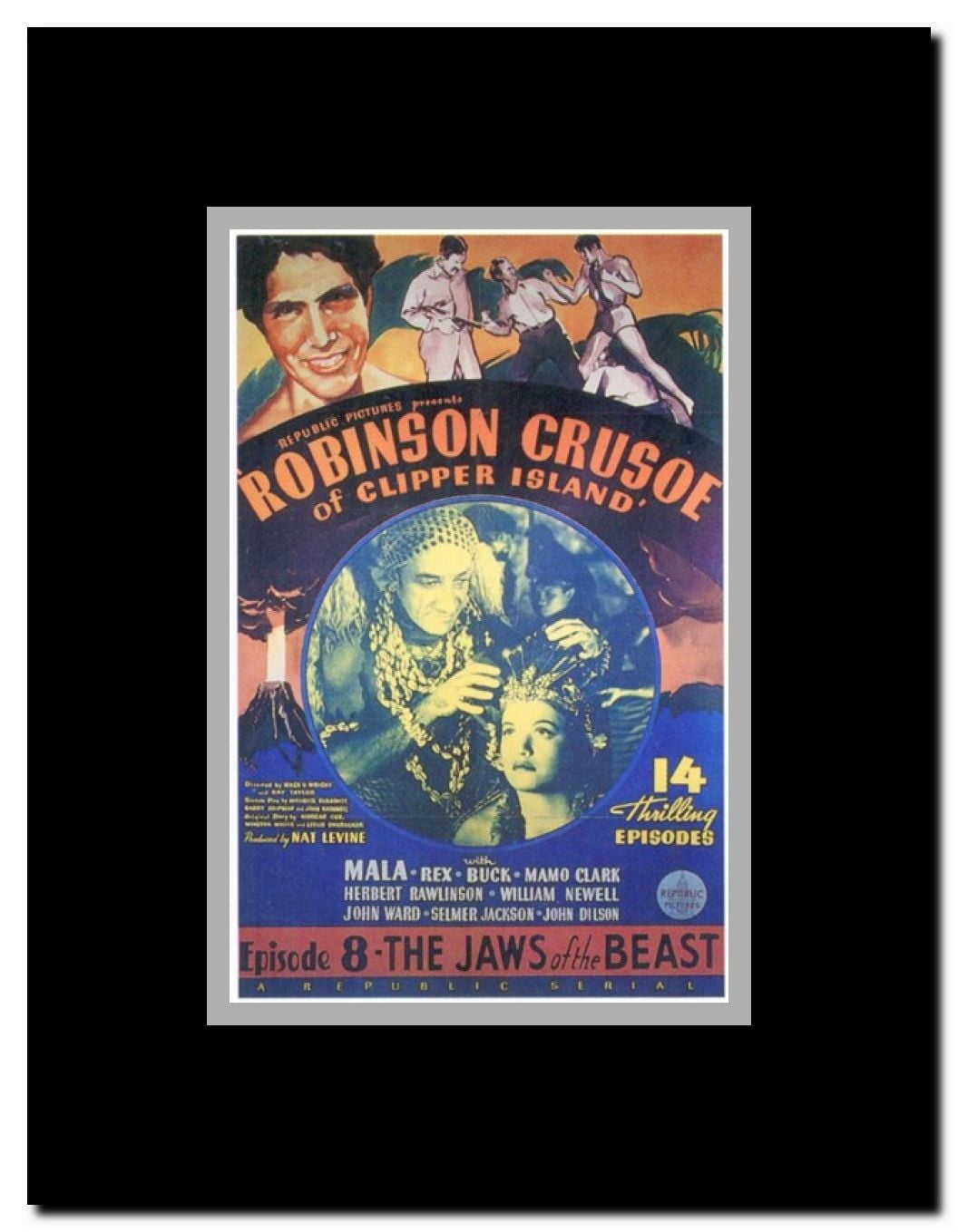 Robinson Crusoe of Clipper Island Framed Movie Poster