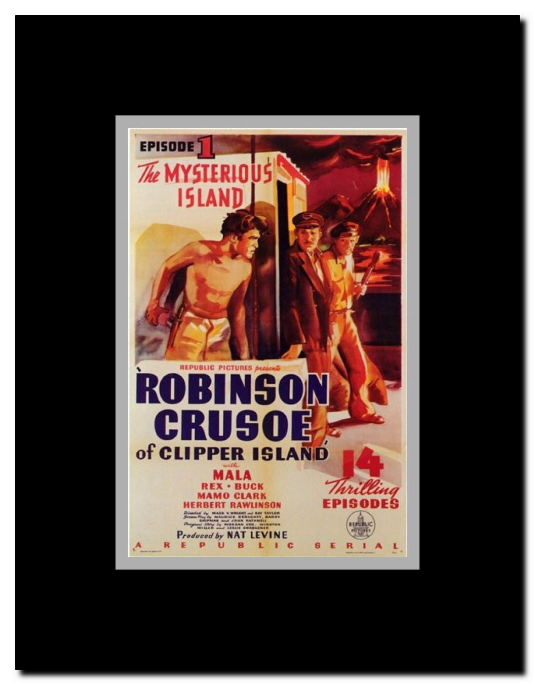 Robinson Crusoe of Clipper Island Framed Movie Poster