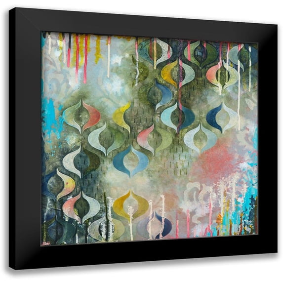 Robinson, Heather 12x12 Black Modern Framed Museum Art Print Titled - Diffident + Patient II