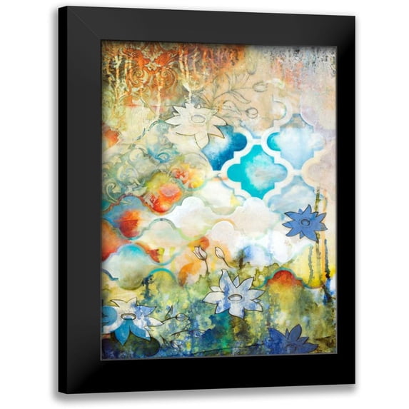 Robinson, Heather 12x14 Black Modern Framed Museum Art Print Titled - Moroccan Fantasy II
