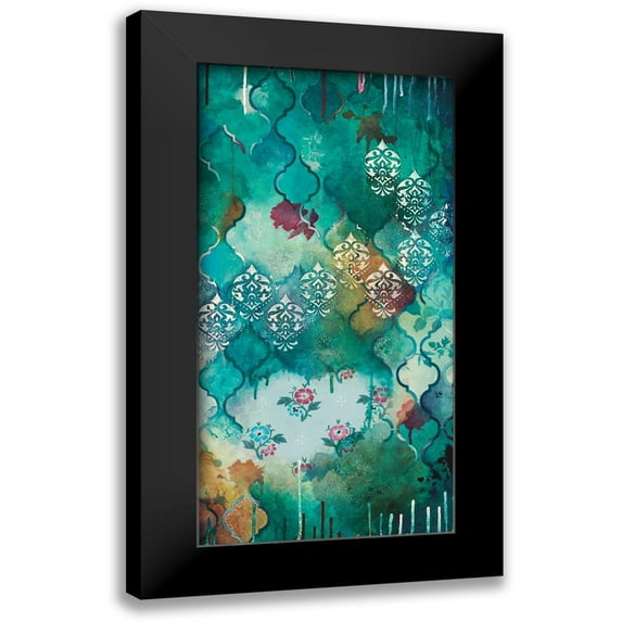 Robinson, Heather 14x24 Black Modern Framed Museum Art Print Titled - Antique Ogees II