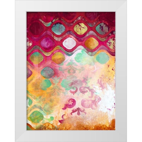 Robinson, Heather 15x18 White Modern Wood Framed Museum Art Print Titled - Overload II