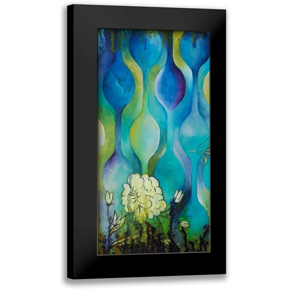 Robinson, Heather 9x14 Black Modern Framed Museum Art Print Titled - Pond Dripples I