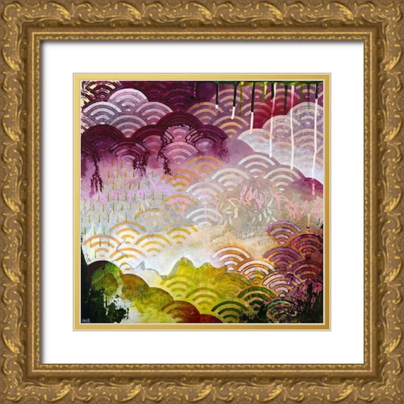 Robinson, Heather Noel 12x12 Gold Ornate Wood Framed with Double Matting Museum Art Print Titled - Serenely