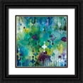thumbnail image 1 of Robinson, Heather Noel 15x15 Black Ornate Wood Framed with Double Matting Museum Art Print Titled - Seafoam Storm Two, 1 of 4