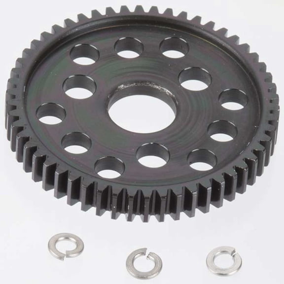 Robinson Racing Products 7954 Slash/Stampede 4x4 Hard Black 54T Steel 32P Spur Accepts Teleme