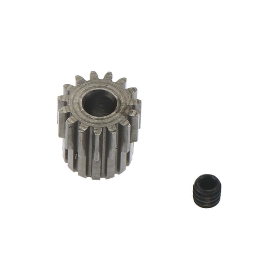 Robinson Racing 1415 X-Hard Wide 48 Pitch 15 Tooth 1/8 Shaft Pinion Gear w/ Collar RRP1415