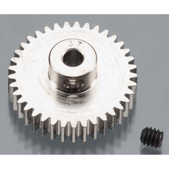 Robinson Racing Products Nickel-Plated 48-Pitch Pinion Gear 37T RRP1037 Gears & Differentials