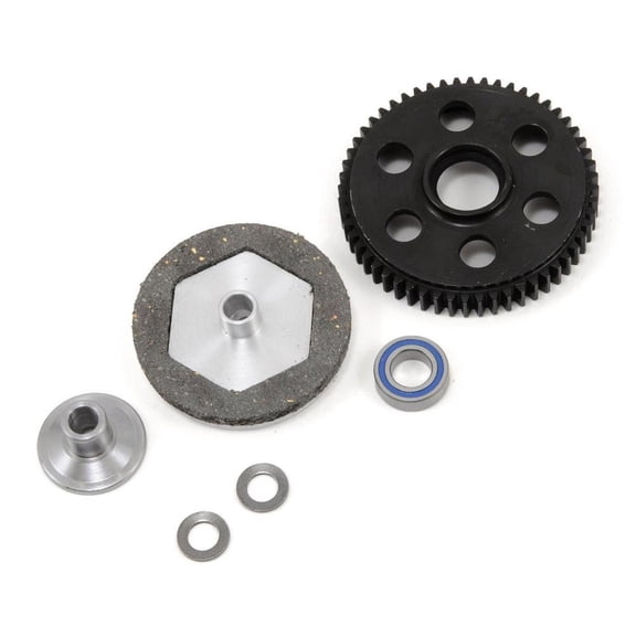 Robinson Racing Rrp1556 Yeti Gen3 Slip Unit 56T Hard Blk Steel Spur W/Ridged Hub