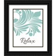 thumbnail image 1 of Robinson, Tamara 12x14 Black Ornate Wood Framed with Double Matting Museum Art Print Titled - Bath Relax Swirl, 1 of 4