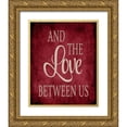 thumbnail image 1 of Robinson, Tamara 12x14 Gold Ornate Wood Framed with Double Matting Museum Art Print Titled - The Love Between Us - Red, 1 of 4