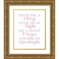 thumbnail image 1 of Robinson, Tamara 15x18 Gold Ornate Wood Framed with Double Matting Museum Art Print Titled - Read Me a Story, 1 of 4