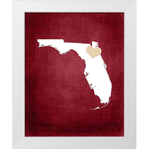 Robinson, Tamara 15x18 White Modern Wood Framed Museum Art Print Titled - Florida