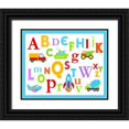 thumbnail image 1 of Robinson, Tamara 24x20 Black Ornate Wood Framed with Double Matting Museum Art Print Titled - Transportation ABCs, 1 of 4