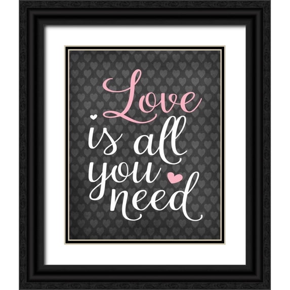 Robinson, Tamara 26x32 Black Ornate Wood Framed with Double Matting Museum Art Print Titled - Love is All You Need