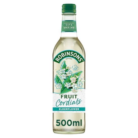 Robinsons Fruit Cordials - Elderflower 500ml, Imported from Britain