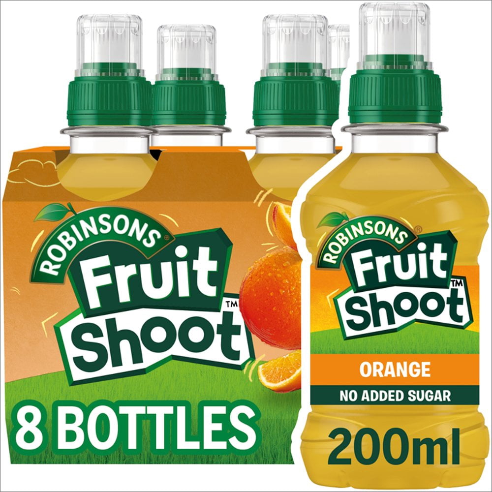 Robinsons Fruit Shoot Orange 8 x 200ml (Pack of 3)
