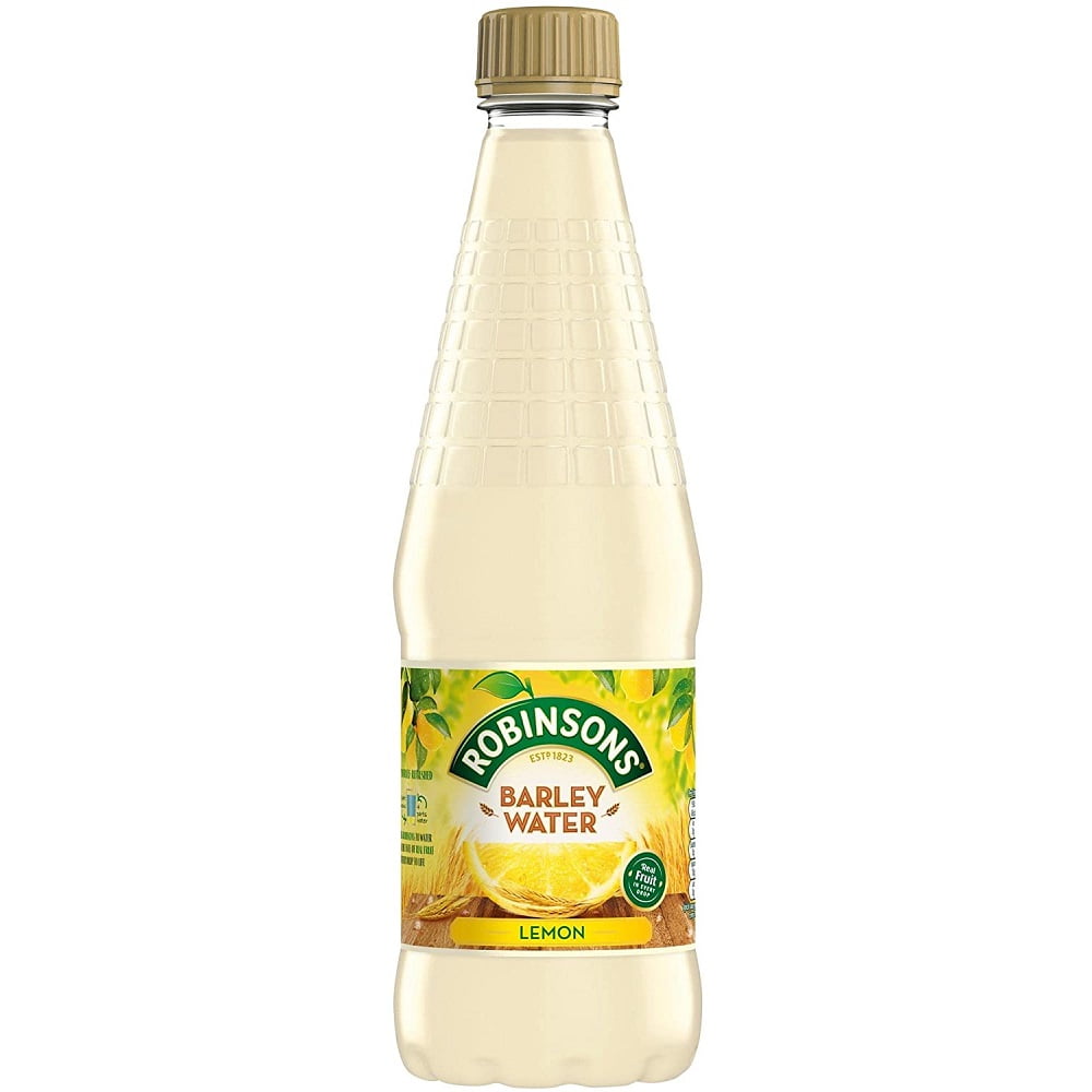 Robinsons Lemon Barley Water Fruit Drink Bottle 850 ml (Pack of 8)