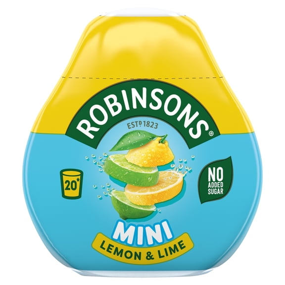 Robinsons Mini Lemon & Lime No Added Sugar Squash 66Ml, Imported from Britain