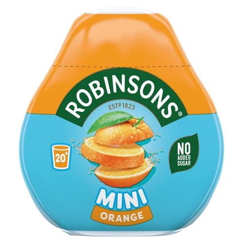Robinsons Mini Orange No Added Sugar 66ml, British Import (Pack of 3)