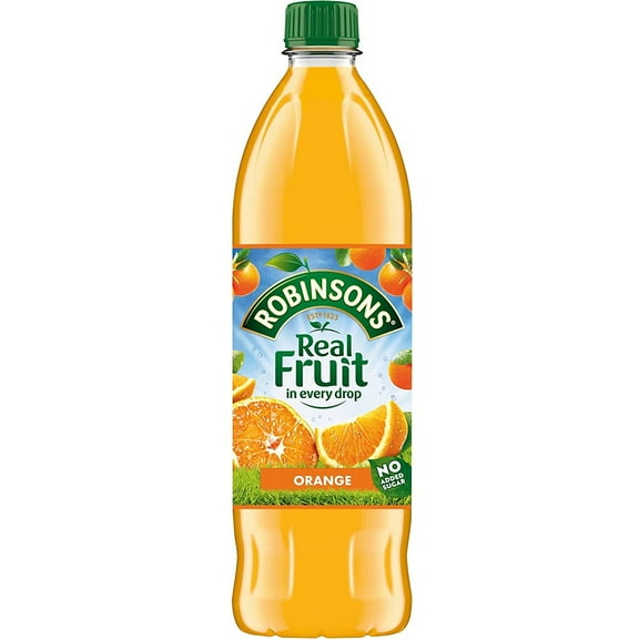 Robinsons Orange No Added Sugar 1L (Pack of 4)