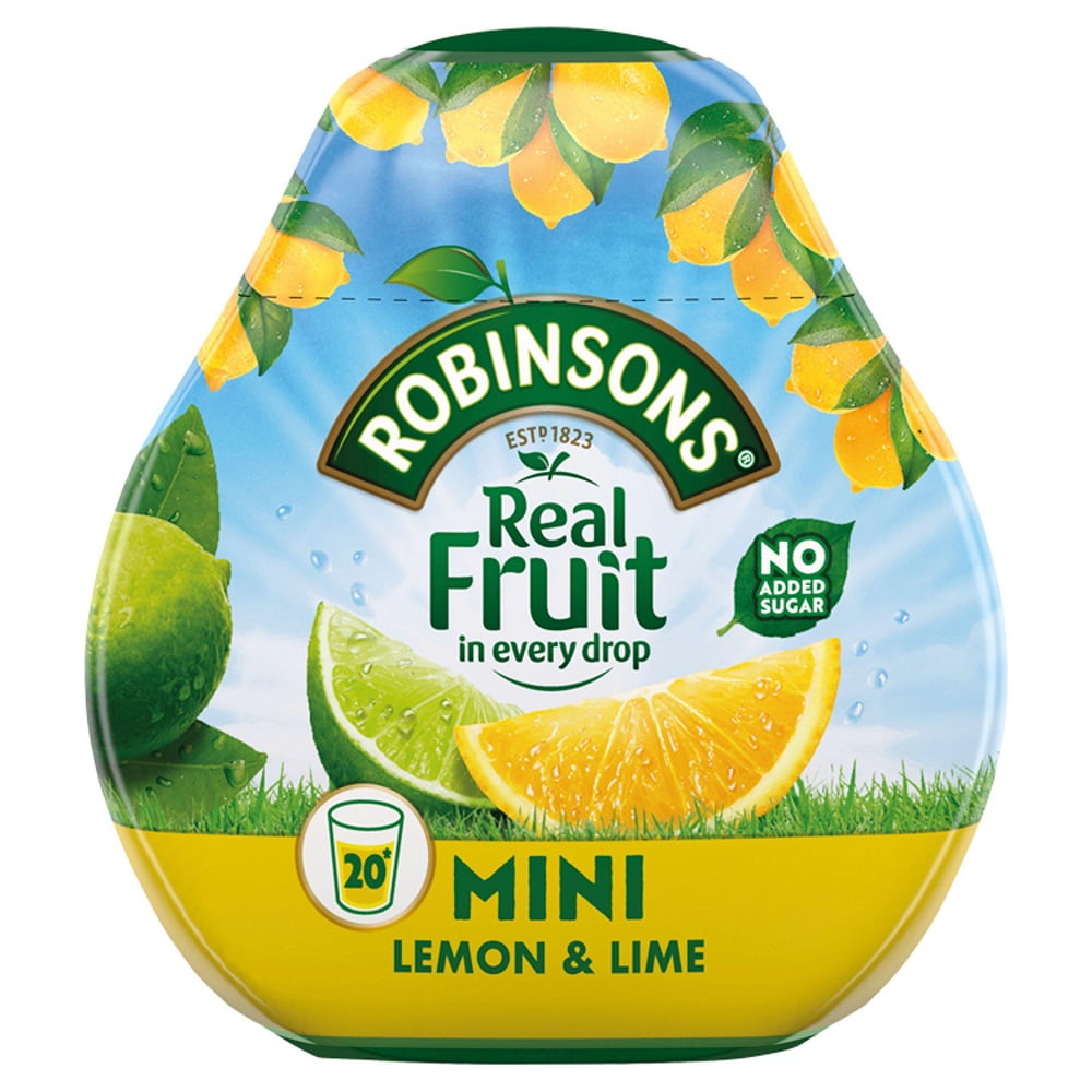 柔らかい No Lime & Lemon Squash'd Robinsons Added of (Pack 66ml Sugar 野菜ジュース・フルーツジュース