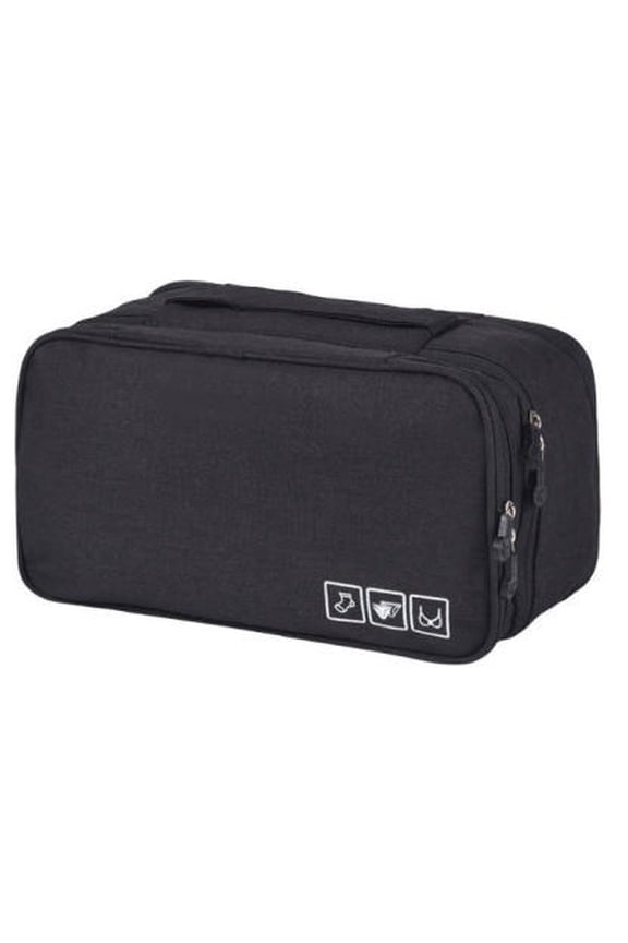 Robit 1 Pack Travel Storage Organizer Bag, Multi Compartment Portable Clothing Sorting Pouch, Lightweight Foldable Luggage Organizer for Travel