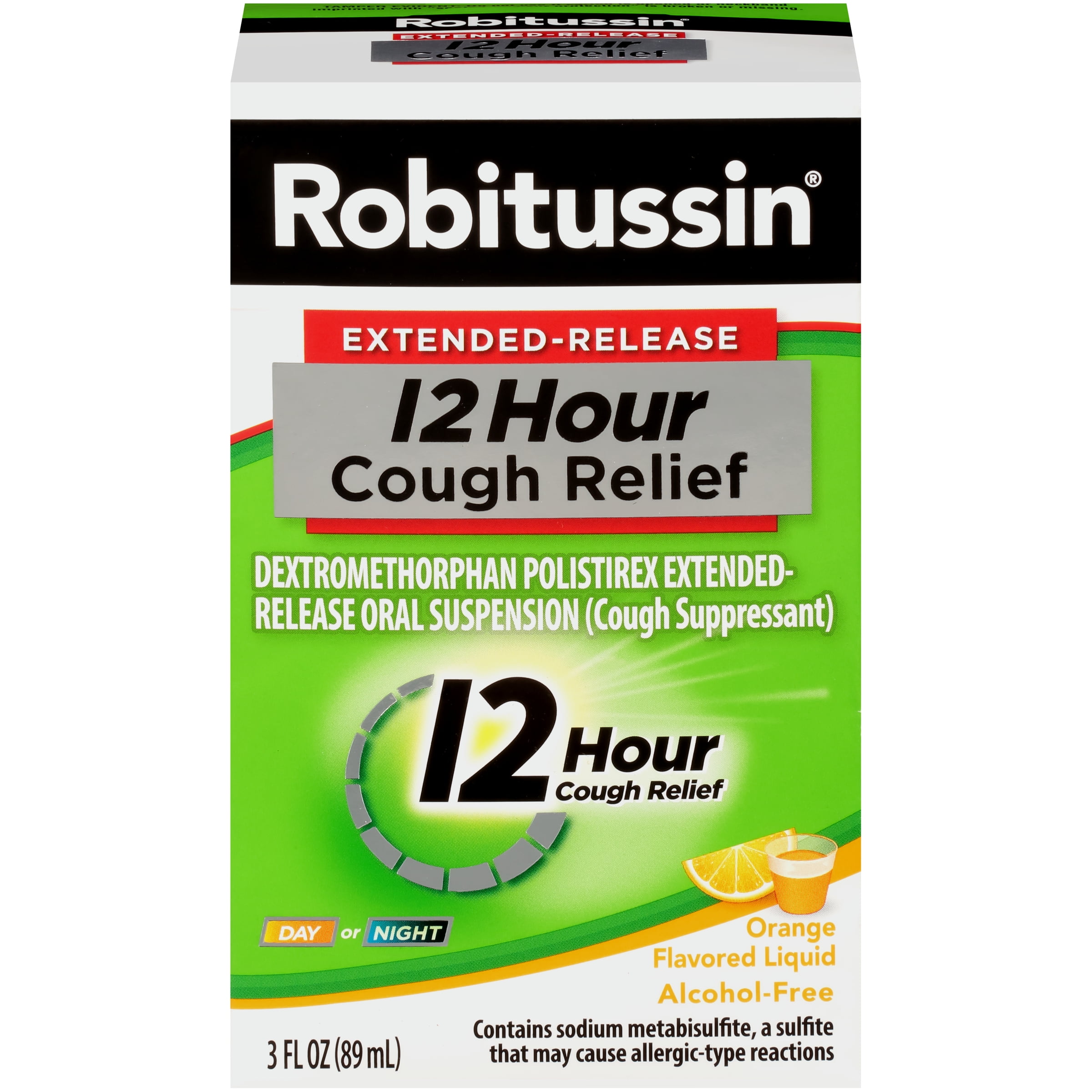 Robitussin ExtendedRelease 12Hour Cough Relief Cough Suppressant