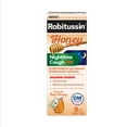 thumbnail image 1 of Robitussin Honey Nighttime Cough DM Max - Controls Cough, Runny Nose and Sneezing - Adult Formula, 8 Fl Oz, 1 of 12