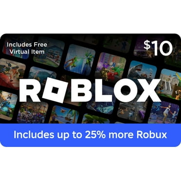 Roblox $10 eGift Card [Digital] + Exclusive Virtual Item