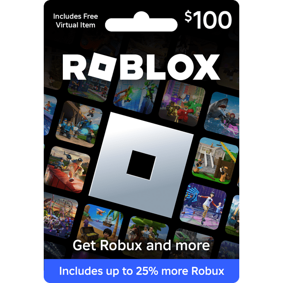 Roblox $100 Gift Card [Physical] + Exclusive Virtual Item