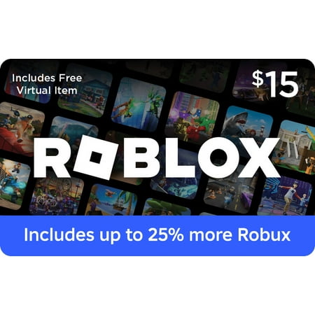 Roblox $15 eGift Card [Digital] + Exclusive Virtual Item