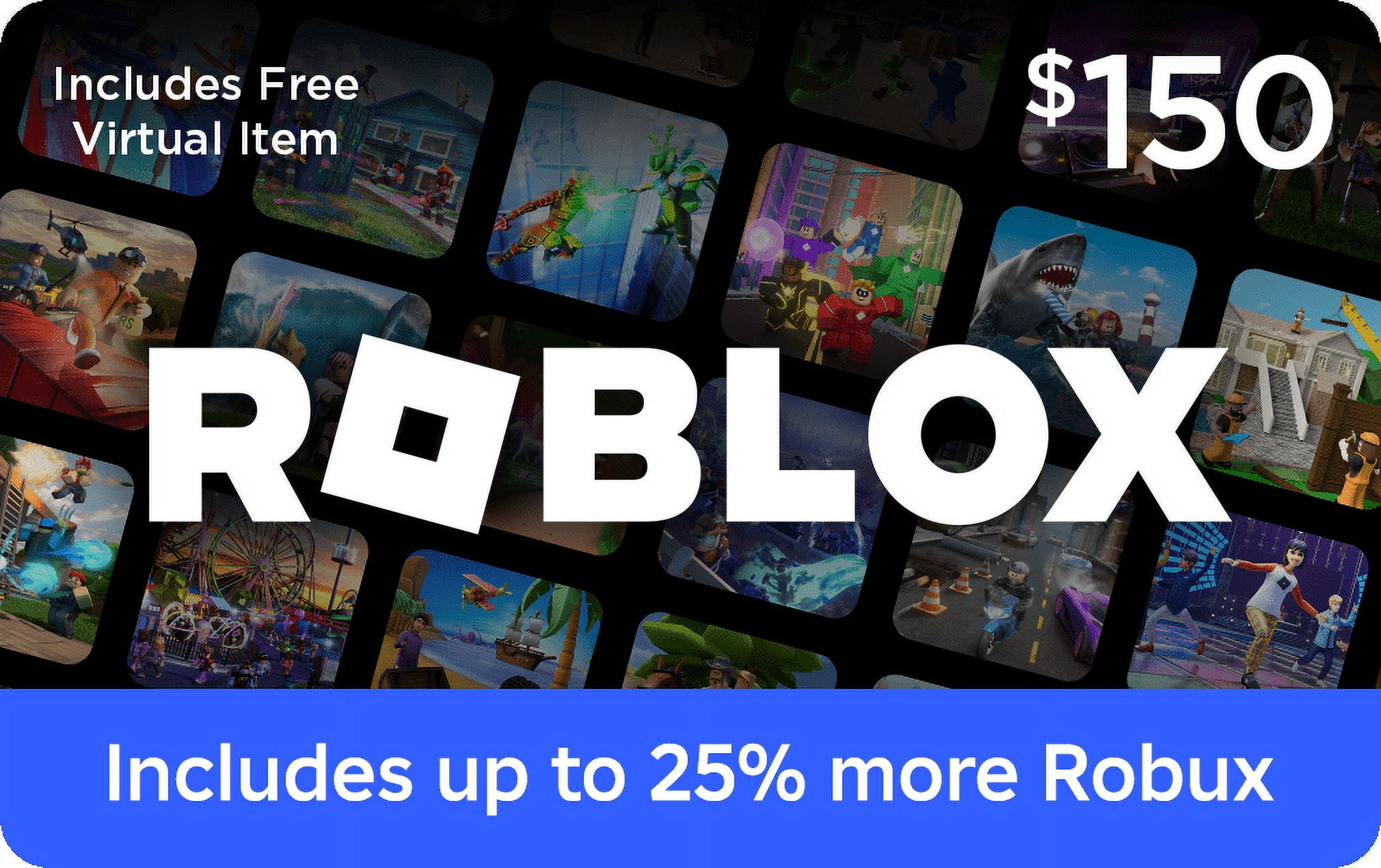 Roblox $150 eGift Card [Digital] + Exclusive Virtual Item