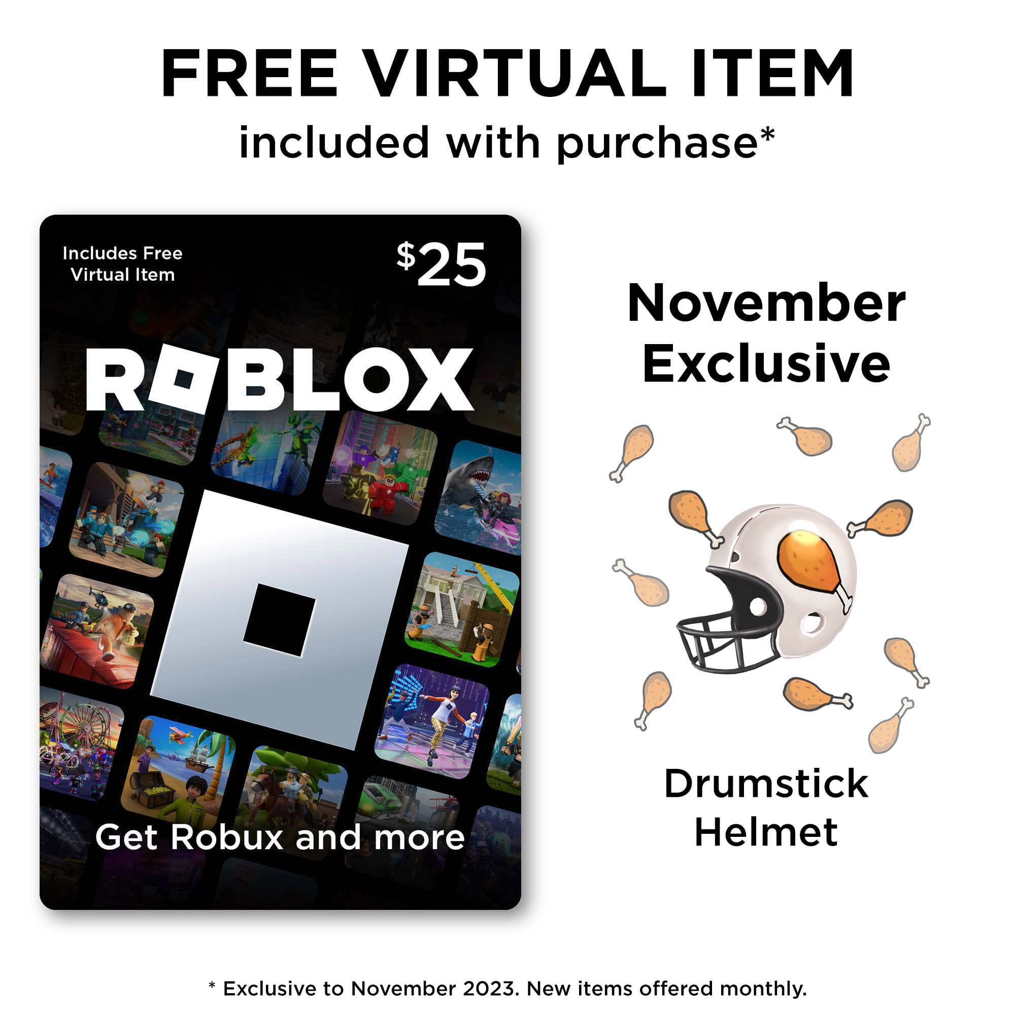 Roblox $25 Digital Gift Card [Includes Exclusive Virtual Item] - [Digital]